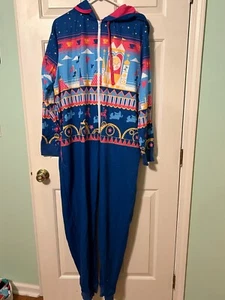 Disney Parks Fantasyland Small World Einteiler Reißverschluss XXL Body Anzug - Bild 1 von 4