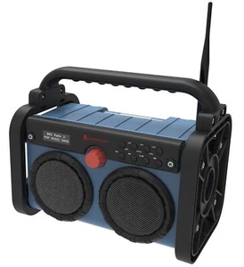 Soundmaster DAB85BL Baustellenradio DAB+ Bluetooth Akku IP44 spritzwassergeschüt - Bild 1 von 9