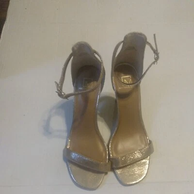 Material Girl High Heel Sandals Open Toe Ankle Strap heel 3.75” Stiletto Size 9W - Image 1 of 4