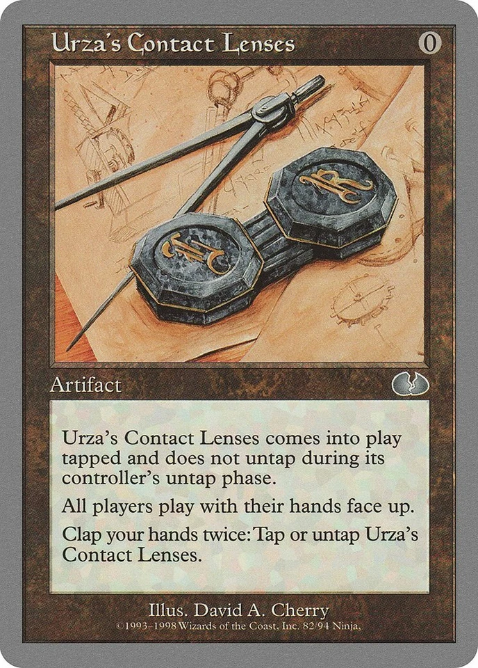 Urza's Contact Lenses Unglued MINT Artifact Uncommon MAGIC MTG CARD ABUGames - Image 1 of 1