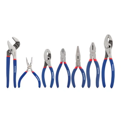 WORKPRO 7PC Pliers Set 4-1/2-8" Groove Joint Long Nose Slip Joint Diagonal Plier - Image 1 of 4