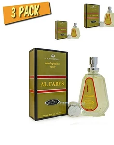 AL FARES (3 x 50ml =150ml) EDP Spray by Al Rehab Crown Perfumes fragrance scent - Picture 1 of 3