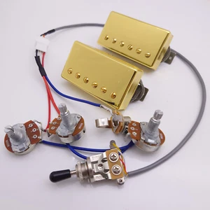 For Gibson Guitar Pickups Alnico 2 BB1 BB2 Humbucker Pickup with 2V1T Harness 2C - Picture 1 of 9