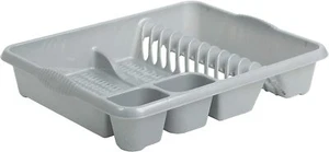 Wham Casa Large Dish Drainer Multi Silver 46.5 x 38 x 9 cm - Picture 1 of 3