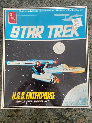 1983 AMT ERTL STAR TREK U.S.S. ENTERPRISE SPACE SHIP #6676 MODEL KIT NIB SEALED - Image 1 of 4