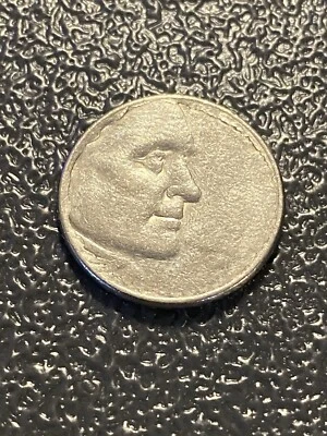2005 D Jefferson Buffalo Nickel Error Cracked And Lightly Striked   - Image 1 of 4