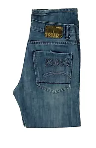 G-Star Raw 330 Herren Jeans Elwood Heritage Straight Button Fly Größe 33x30 - Bild 1 von 8