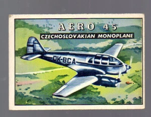 Wings (1953) - Tarjeta # 180 - TOPPS - Checo. Monoplano - Imagen 1 de 2