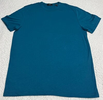 Camiseta Theory Essential Cuello Redondo Hombres Jade Manga Corta Diseñador Talla XL NUEVA SIN ETIQUETAS Foto 1 de 4