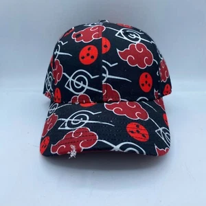 Naruto Uchiha Itachi Akatsuki Clouds All Over Curved Bill Snapback Hat - Picture 1 of 6
