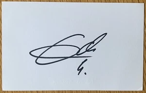 Yohan Cabaye signierte Karteikarte Newcastle, Lille & Frankreich Legende AFTAL COA - Bild 1 von 1