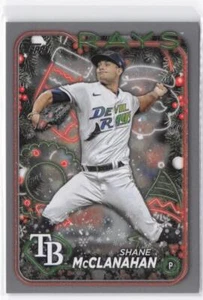 2024 Topps Holiday Shane McClanahan #H158 Silver Glitter - Picture 1 of 2