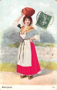 Fancy Embossed CPA Bearnaise ca1908 - Picture 1 of 2