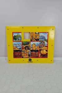 ERTL John Deere Tractor 2 Double Sided Sliding Tile Kid's Brainteaser Puzzle - Picture 1 of 6