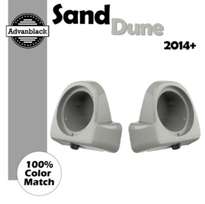 6.5" Speaker Pods Rushmore Lower Vented Fairings SAND DUNE For Harley 2014+ - Imagen 1 de 5