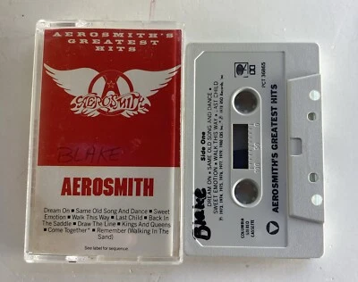 Aerosmith's Greatest Hits Audio Cassette Tape Columbia PCT 36865 Vintage - Image 1 of 3
