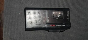 Sony M-527V Microcassette-Corder schwarz VOR Voice Cassette Tape Recorder - Bild 1 von 8
