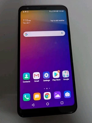 Smartphone LG Stylo 5 32GB críquete/desbloqueado, usado bom, rosa loira - Imagem 1 de 3