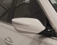 Espejo retrovisor de puerta de pasajero derecho Hyundai Azera 2012-2013 vista lateral OEM Foto 1 de 4