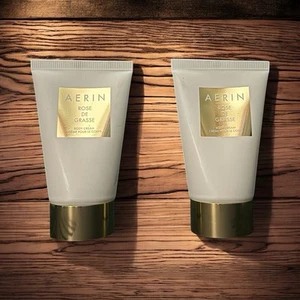 LOT OF 2 AERIN ROSE DE GRASSE BODY CREAM 2oz TOTAL - Picture 1 of 2