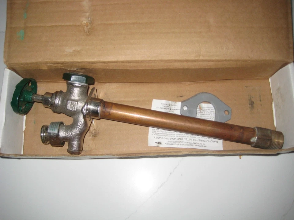 ARROWHEAD BRASS Arrowhead #455 BFP 10" Brass Anti-Siphon Frost Free Hydrant Commercial Grade