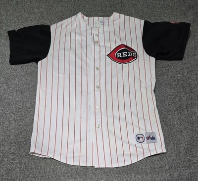 cincinnati reds Ken Griffey Jr #30 Jersey Large MLB Anniversary Patch - Image 1 of 4