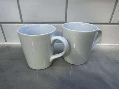 Juego de 3 tazas Aspen Can porcelana blanca 11 OZ caja y barril   Foto 1 de 2