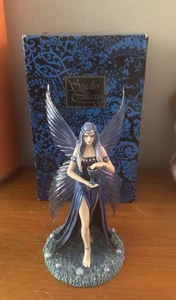 Studio Collection Nemesis Enchanted Blue Butterfly Fairy Enchantment Anna Stokes - Picture 1 of 23