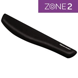 Fellowes 9252103 Plushtouch Black Keyboard Wrist Support - Image 1 of 3