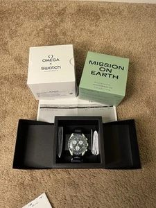 NEW OMEGA Moon Swatch Mission To Earth US Seller Seamaster - Picture 1 of 7