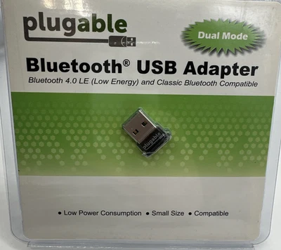 Plugable Bluetooth USB Dual Mode 4.0 Low Energy Micro Adapter NEW - Image 1 of 2