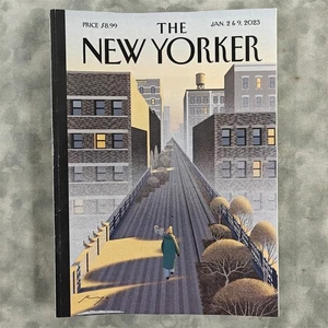 The New Yorker Jan 2 & 9 2023 Magazine Ryo Takemasa Cover High Line NYC Issue US - Picture 1 of 2