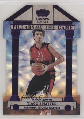 2023-24 Crown Royale EuroLeague Pillars of the Game Purple /25 Tiago Splitter #9 - Image 1 of 2
