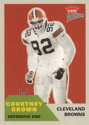 2002 Fleer Platinum #104 Courtney Brown - Image 1 of 2