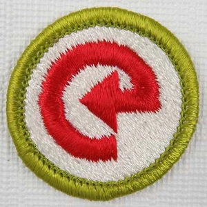 Energy Current Plastic Back Merit Badge [MB-442] - Picture 1 of 1