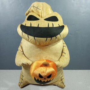 The Nightmare Before Christmas Oogie Boogie Halloween Greeter With Pumpkin 18" - Picture 1 of 9