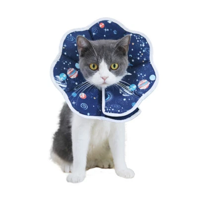 Cat Cone Recovery Collar for After Surgery Soft Pet Protective Collar Adjustable - image 1 of 4