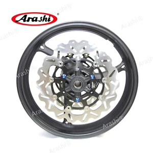 Front Wheel Rim + Brake Rotors For Suzuki GSXR600 GSXR750 2011 - 2016 2013 2014 - Picture 1 of 4