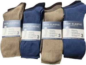 12 Pair Value Pack Ladies Plain Everyday Socks Comfortable Non Elastic Colours - Picture 1 of 1