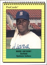 1991 Spokane Indians ProCards #3959 Mark Anthony