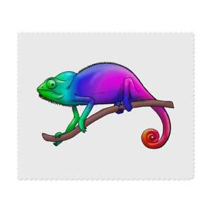 2 x 'Rainbow Chameleon' Microfibre Lens / Glasses Cleaning Cloths (LC00013955)