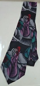 Adolfo Tie 100% Silk from Italy - Multi-color - Picture 1 of 3