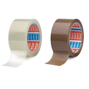 TESA tesapack Packband Paketklebeband Klebeband 64014 braun transparent farblos - Bild 1 von 1