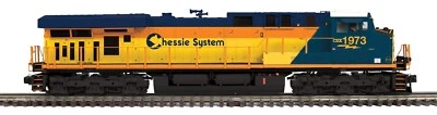 MTH 20-21937-1 CSX CHESSIE #1973 HERITAGE ES44AC PS3 Diesel Locomotive O NEW - Image 1 of 4
