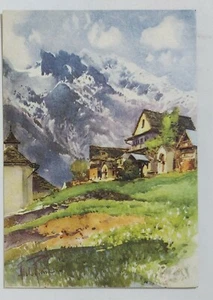 68812 Cartolina illustrata Raimondi omaggio Kores - Verbania - Bognanco - Picture 1 of 2