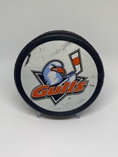 San Diego Gulls Official Hockey Puck - WCHL shield logo on back