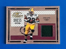 2004 Donruss Classics Ahman Green Dress Code Game Worn Jersey Card #DC-2; #d/250