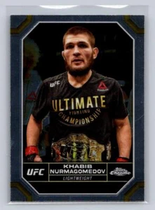 2024 Topps Chrome UFC #112 Khabib Nurmagomedov -Base-Lightweight - Picture 1 of 2