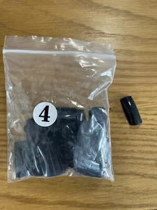 False/Fake Plastic Nails - Black - Size 4 - Picture 1 of 1