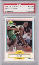 1990 FLEER UPDATE BASKETBALL - #U-92 - GARY PAYTON ROOKIE MINT PSA 9
